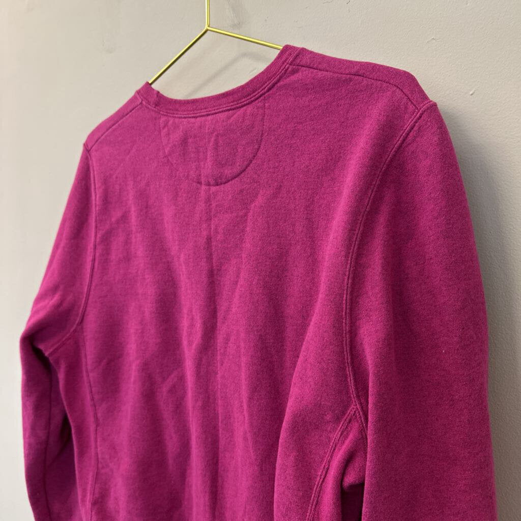 Champion Pink Crew Neck Long Sleeve Pullover Extra Large