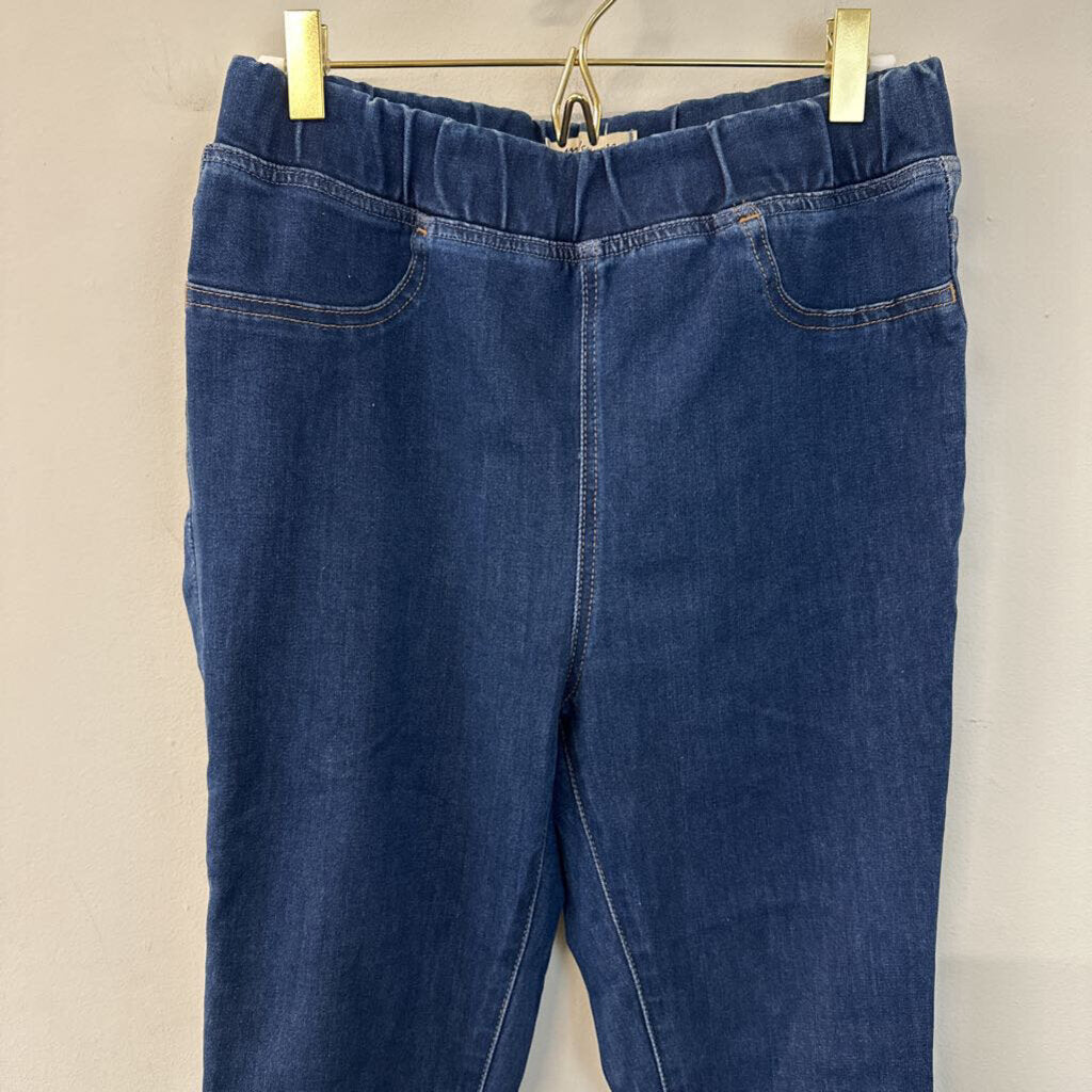 Madewell Dark Wash Pull On Road Tripper Pants 28