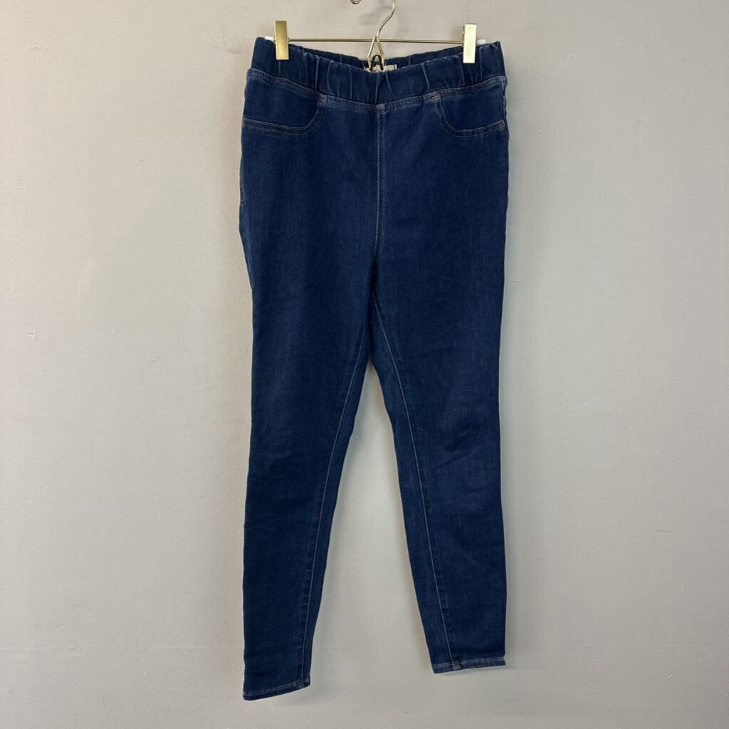 Madewell Dark Wash Pull On Road Tripper Pants 28