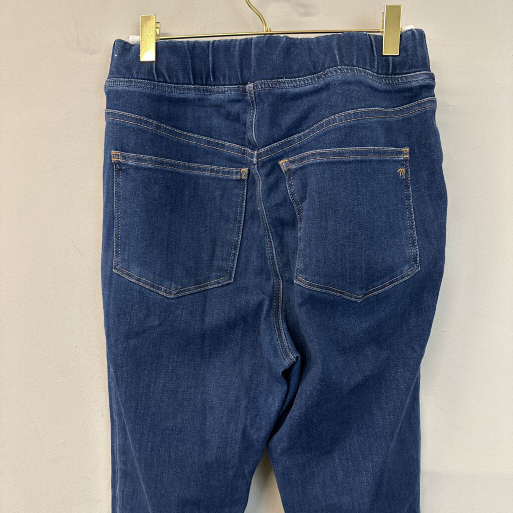 Madewell Dark Wash Pull On Road Tripper Pants 28