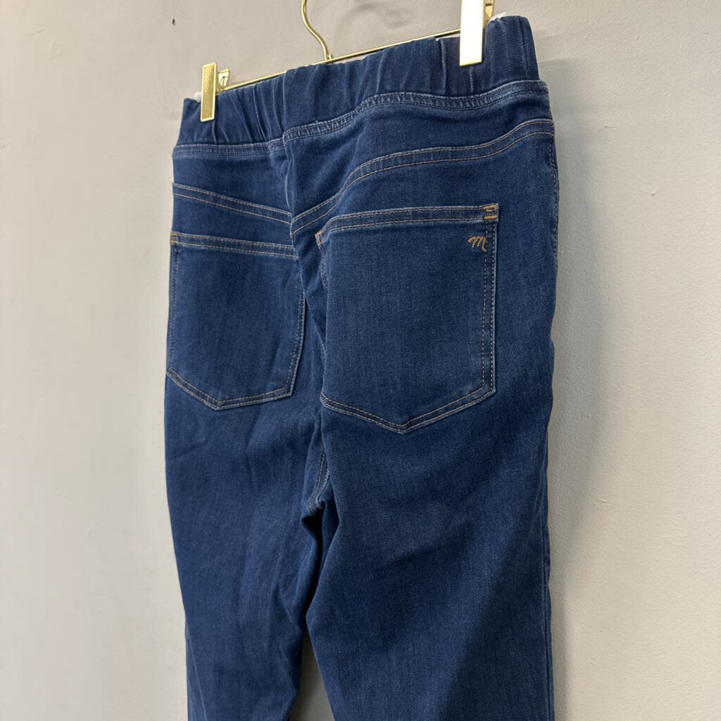 Madewell Dark Wash Pull On Road Tripper Pants 28