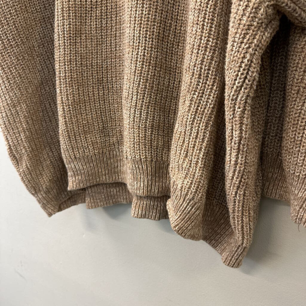 Sonoma Light Brown Knit Long Sleeve Sweater 5X Plus