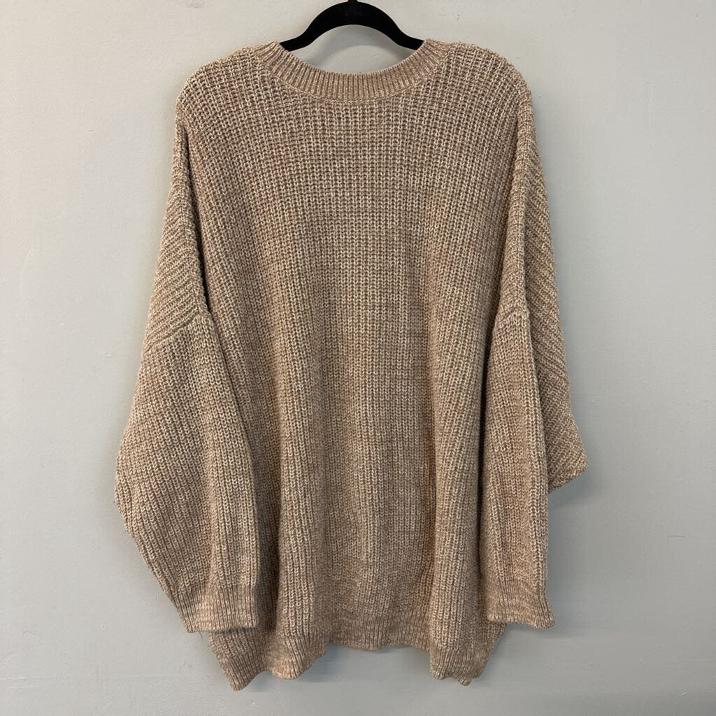 Sonoma Light Brown Knit Long Sleeve Sweater 5X Plus