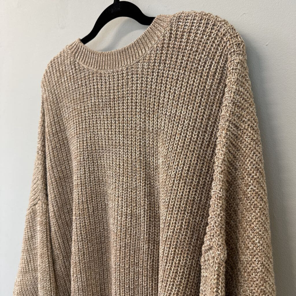 Sonoma Light Brown Knit Long Sleeve Sweater 5X Plus