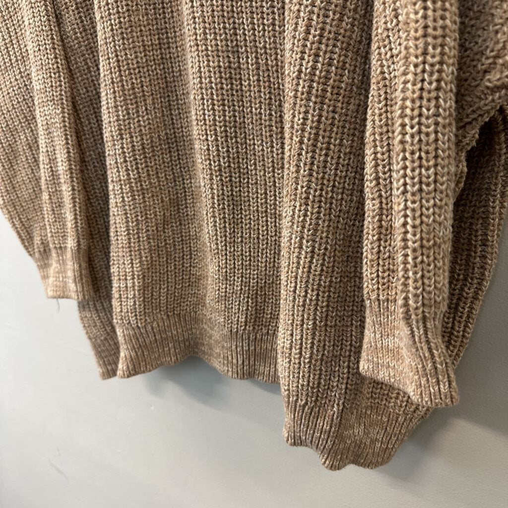 Sonoma Light Brown Knit Long Sleeve Sweater 5X Plus