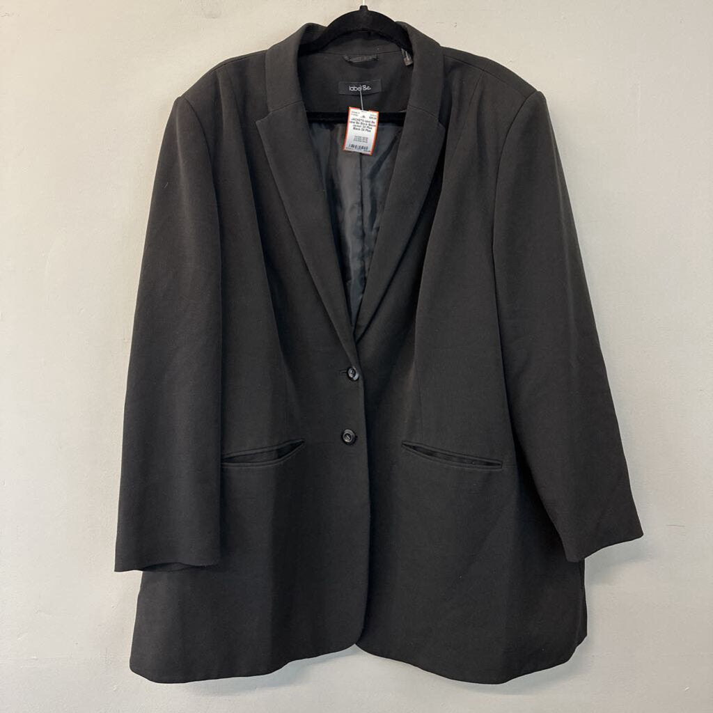 label Be Black Blazer Jacket 3X Plus