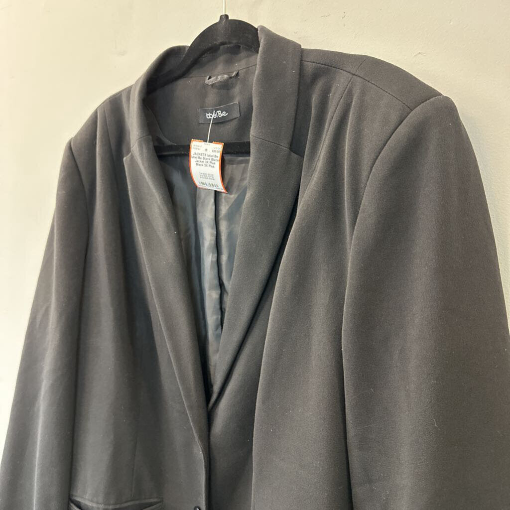 label Be Black Blazer Jacket 3X Plus