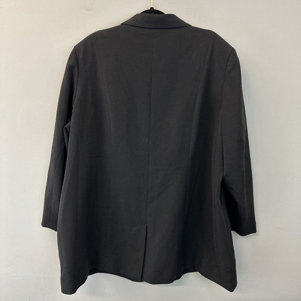 label Be Black Blazer Jacket 3X Plus