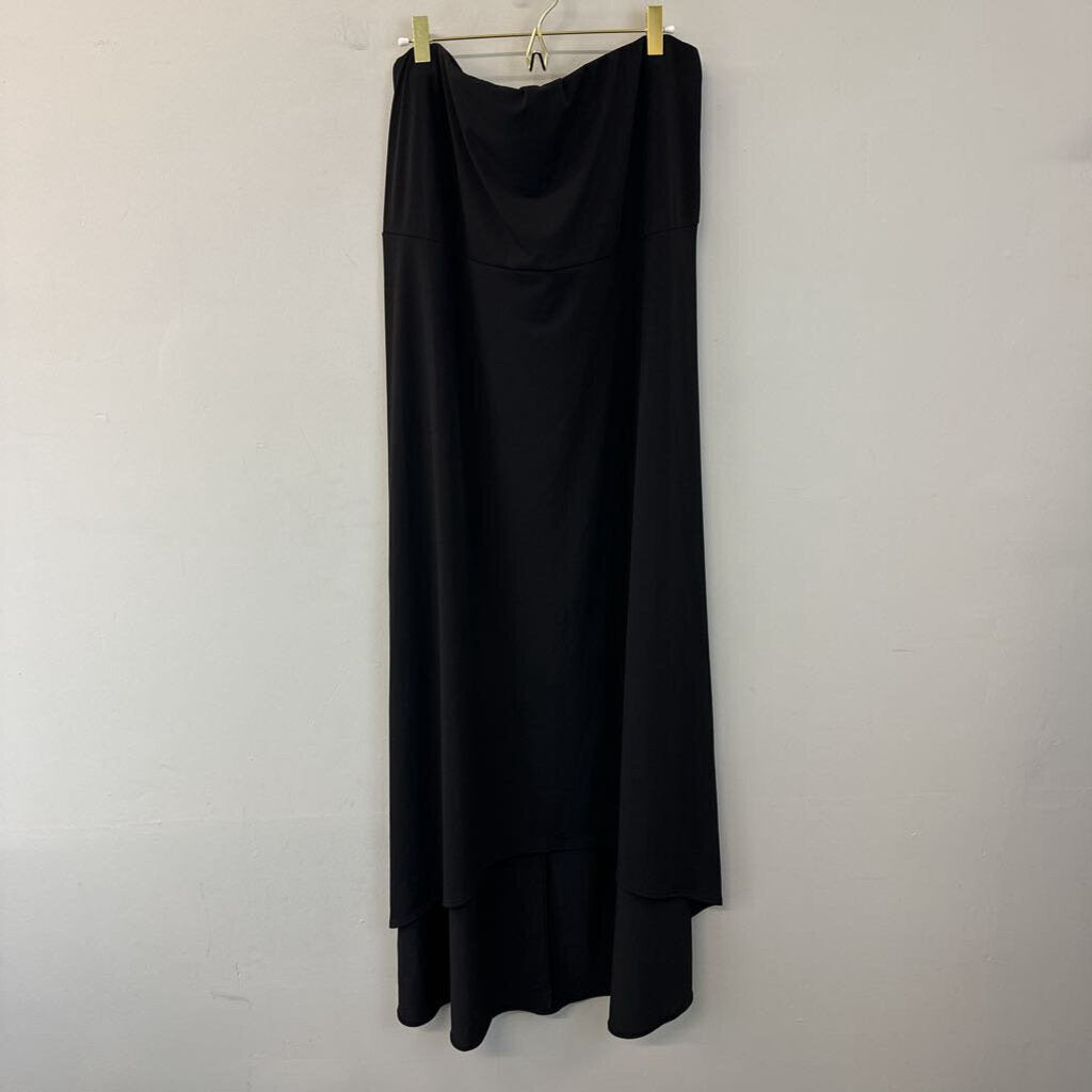 Livd Black Strapless Black Maxi Dress 3X Plus