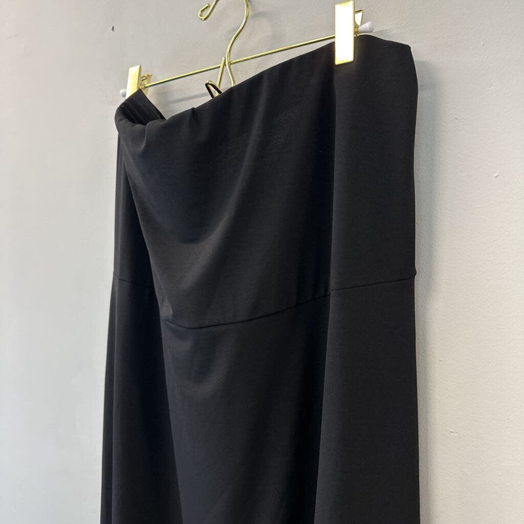 Livd Black Strapless Black Maxi Dress 3X Plus