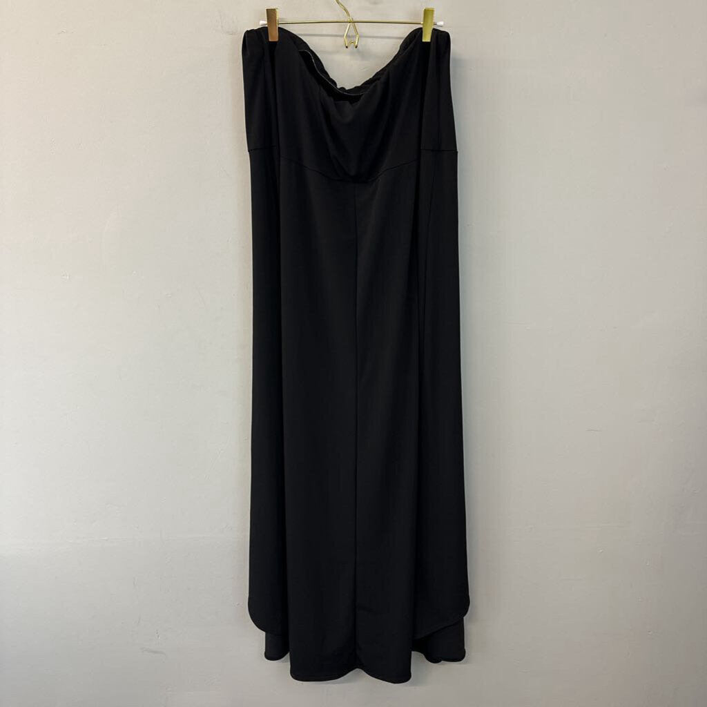 Livd Black Strapless Black Maxi Dress 3X Plus