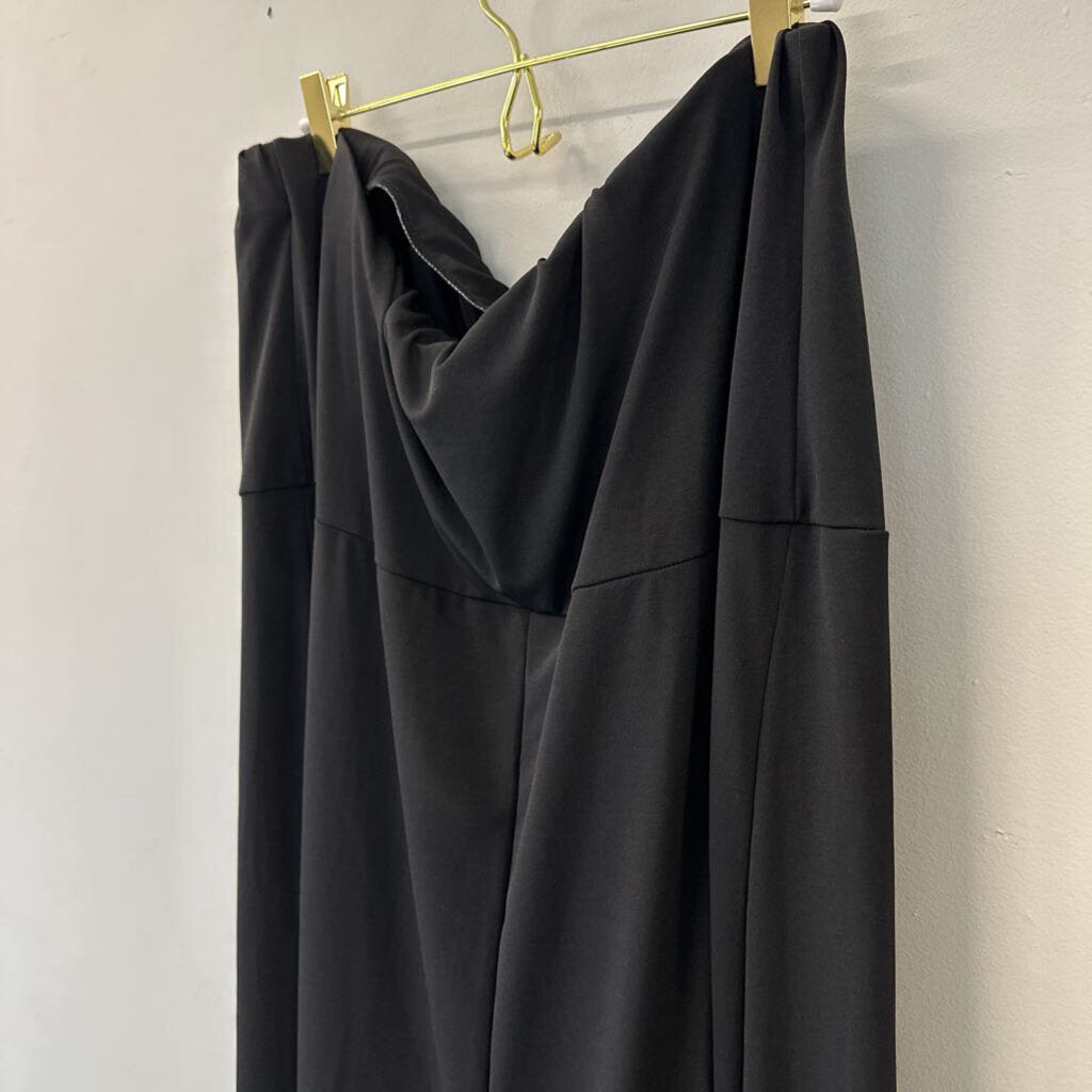 Livd Black Strapless Black Maxi Dress 3X Plus