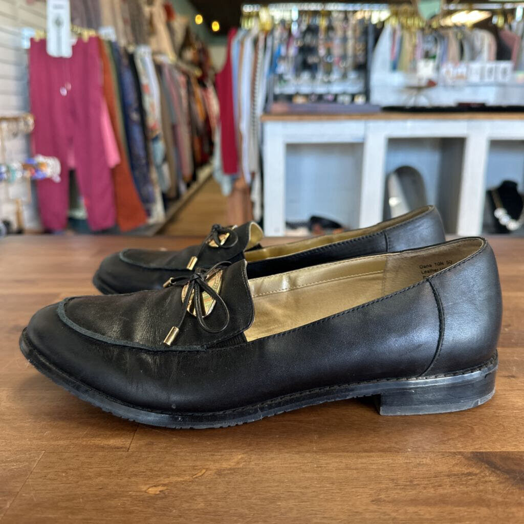 Ross Hommerson Black Loafer Shoes 10