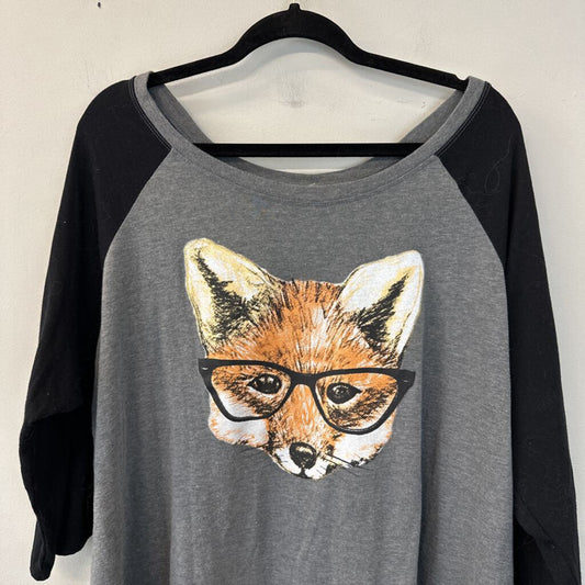 Torrid Fox Long Sleeve Graphic Tee 3 Plus