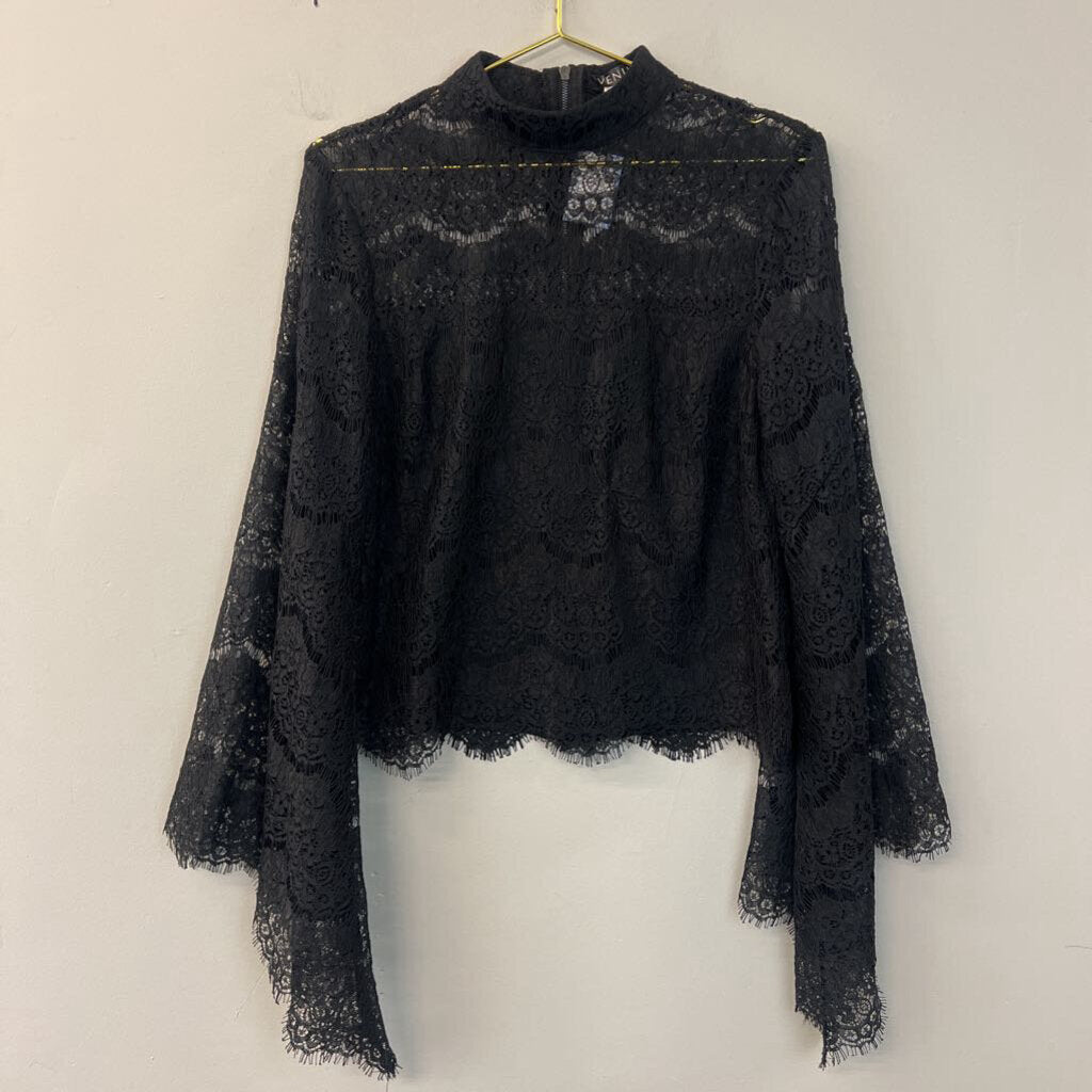 Venus Lace Long Sleeve Mockneck Top 10