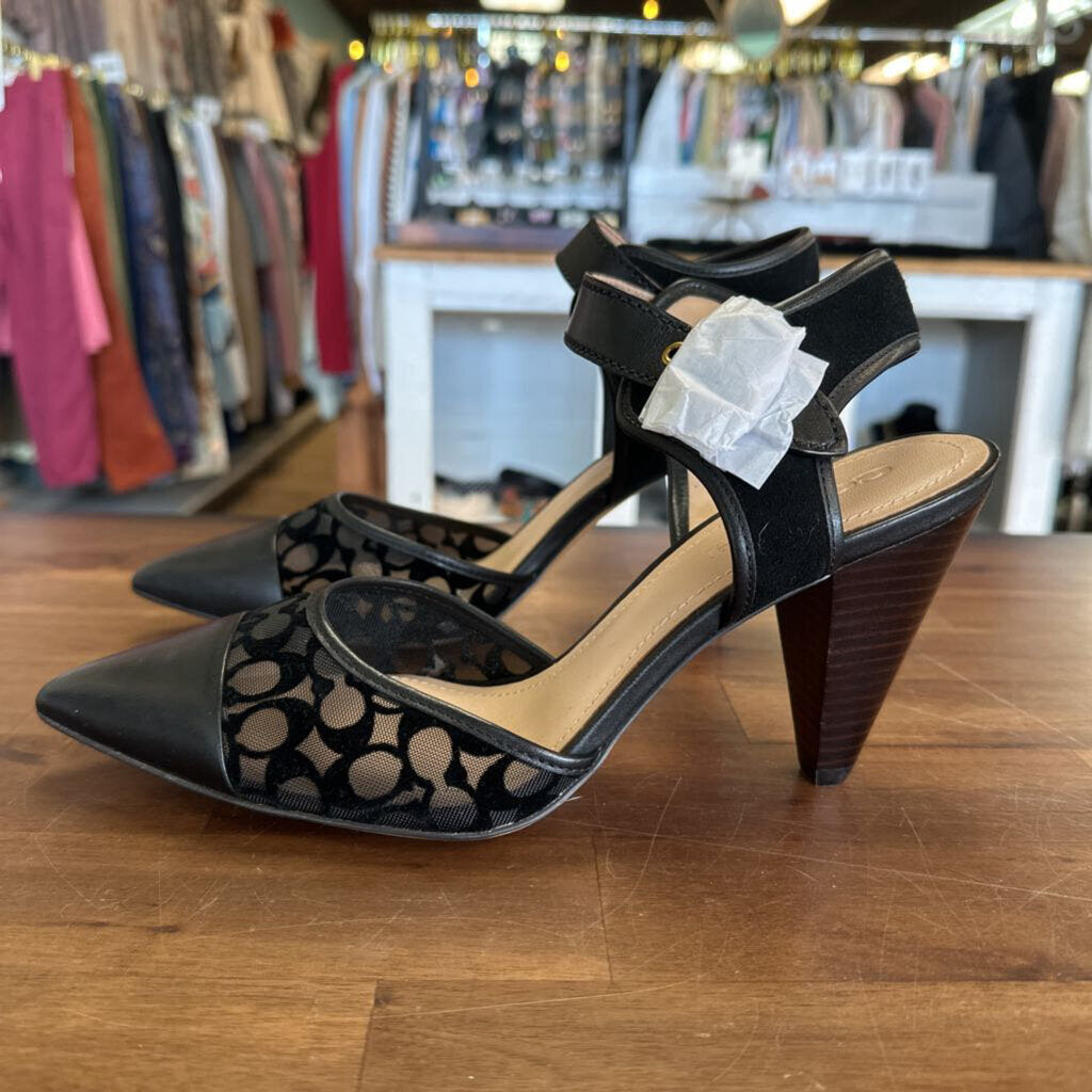 Coach Pump Heels with Ankle Strap "The Wren"10