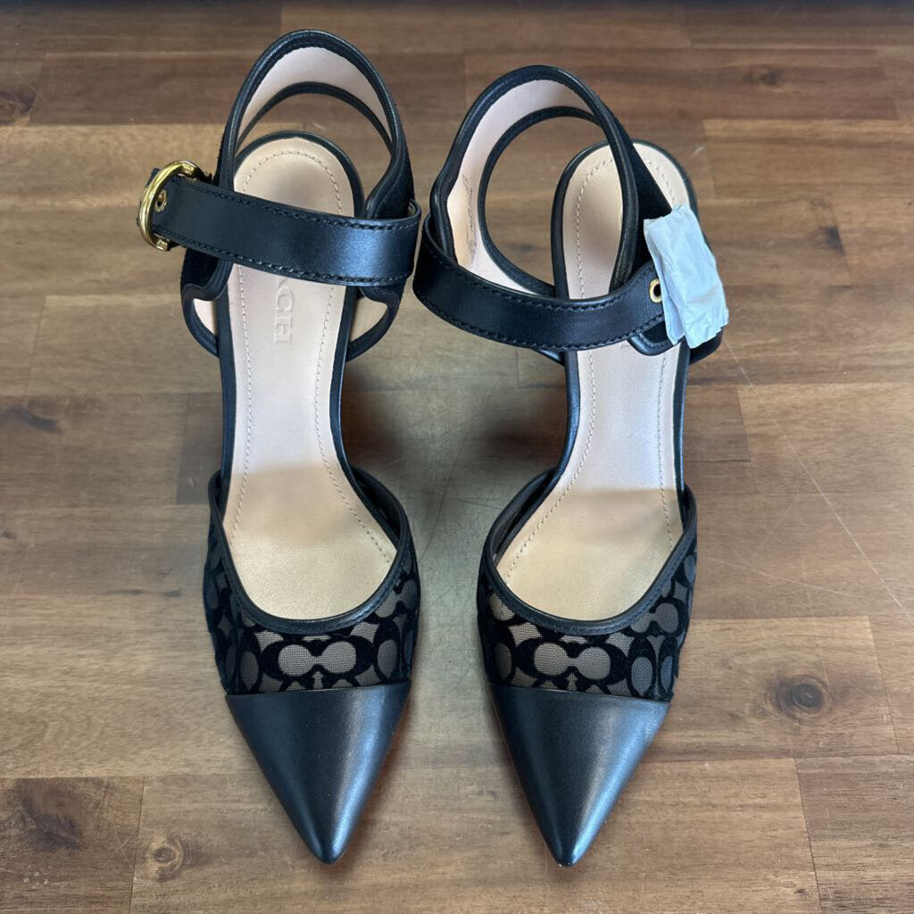 Coach Pump Heels with Ankle Strap "The Wren"10