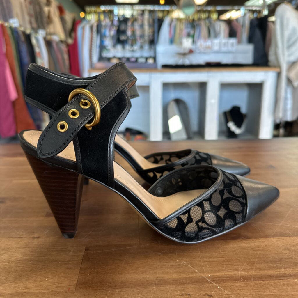 Coach Pump Heels with Ankle Strap "The Wren"10