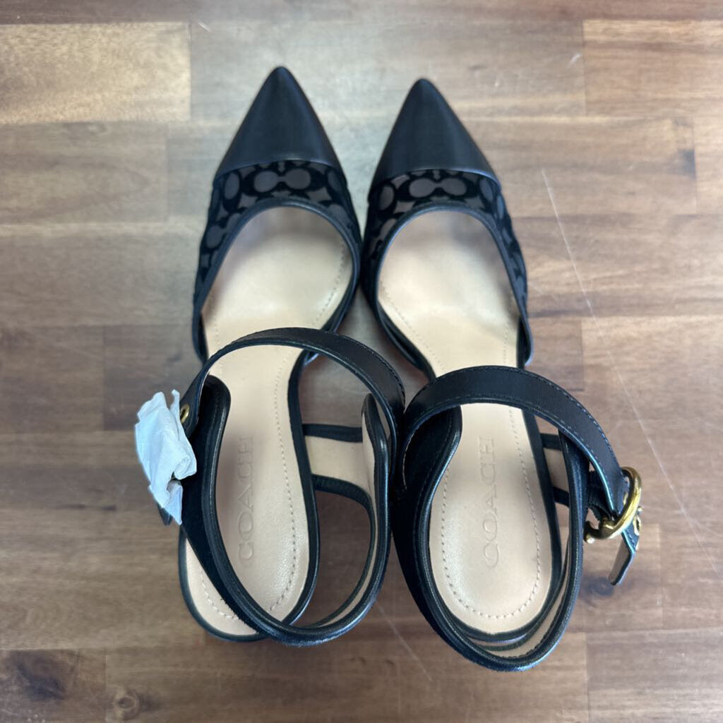 Coach Pump Heels with Ankle Strap "The Wren"10