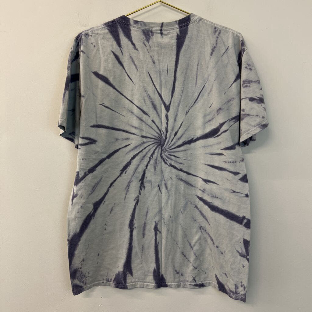 The Doors Grey Tie Dye Graphic Tee Large