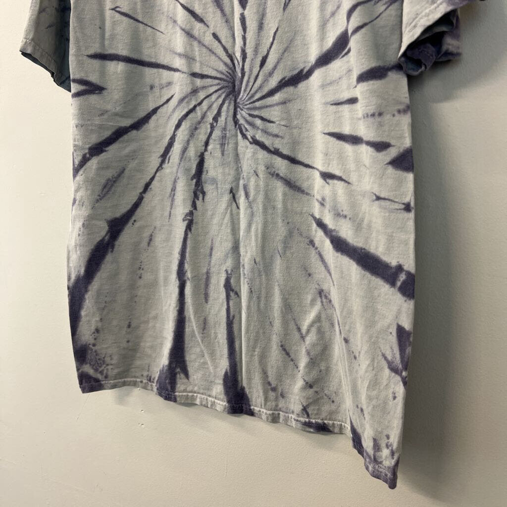 The Doors Grey Tie Dye Graphic Tee Large