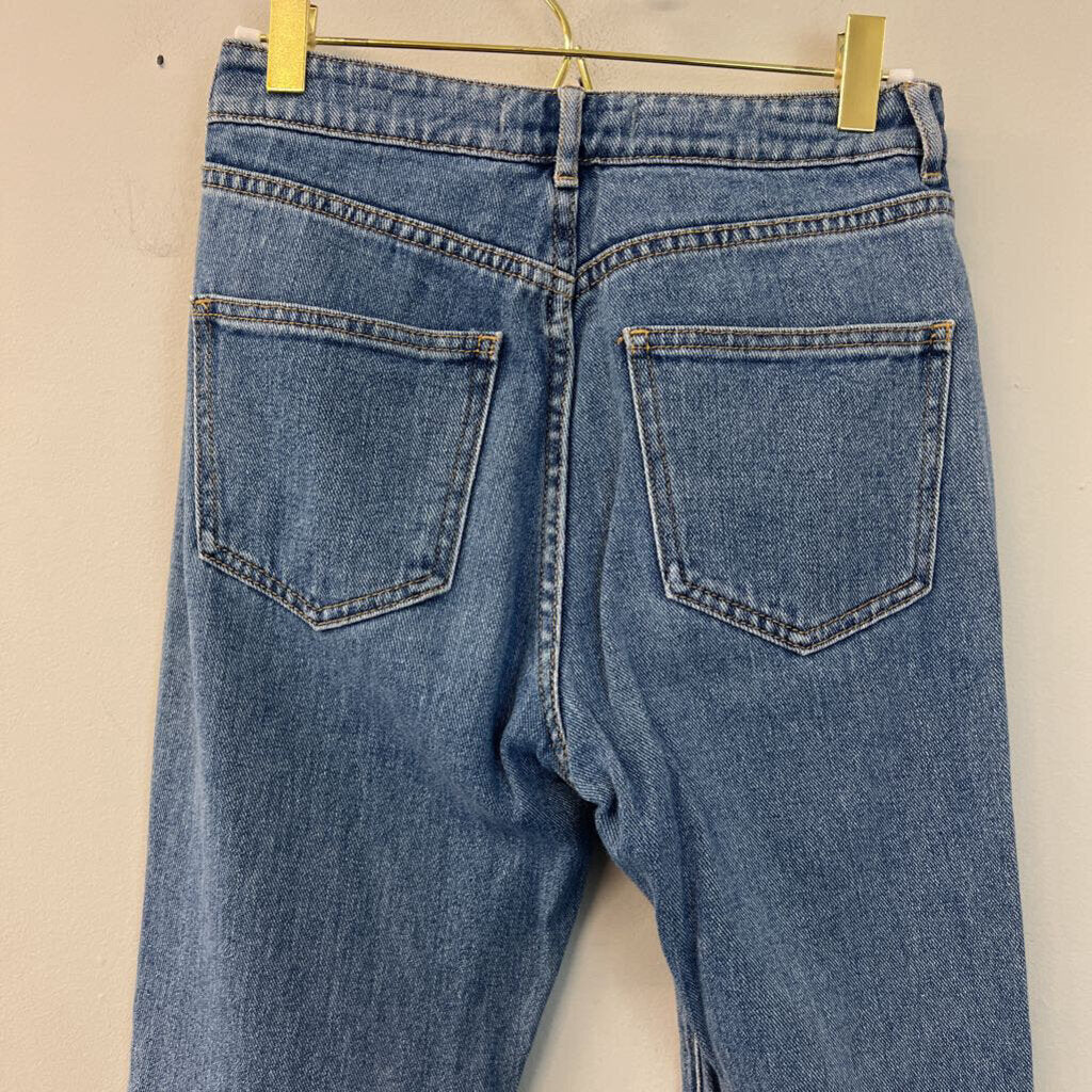 Pac Sun Medium Wash Mom Jeans 24