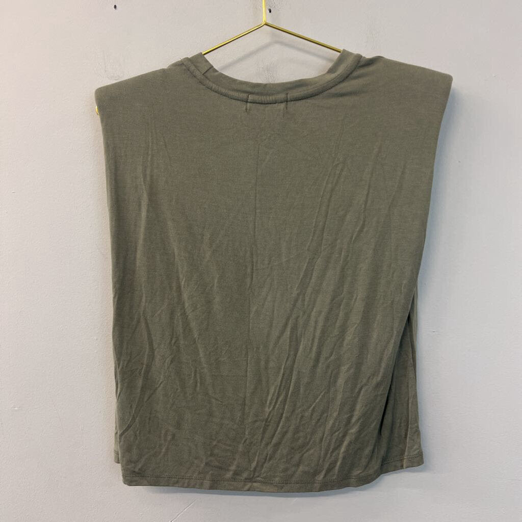 Altar'd State Green Sleeveless Top Medium