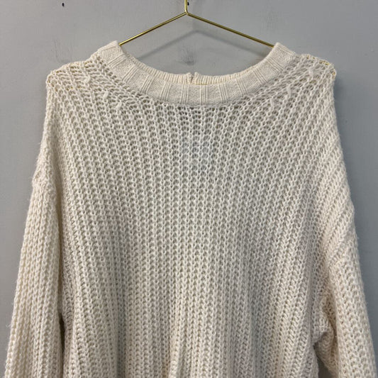 American Eagle Cram Knit Long Sleeve Sweater Large