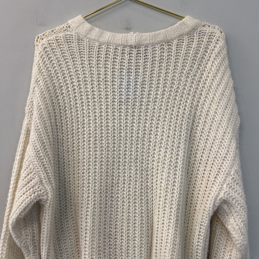 American Eagle Cram Knit Long Sleeve Sweater Large