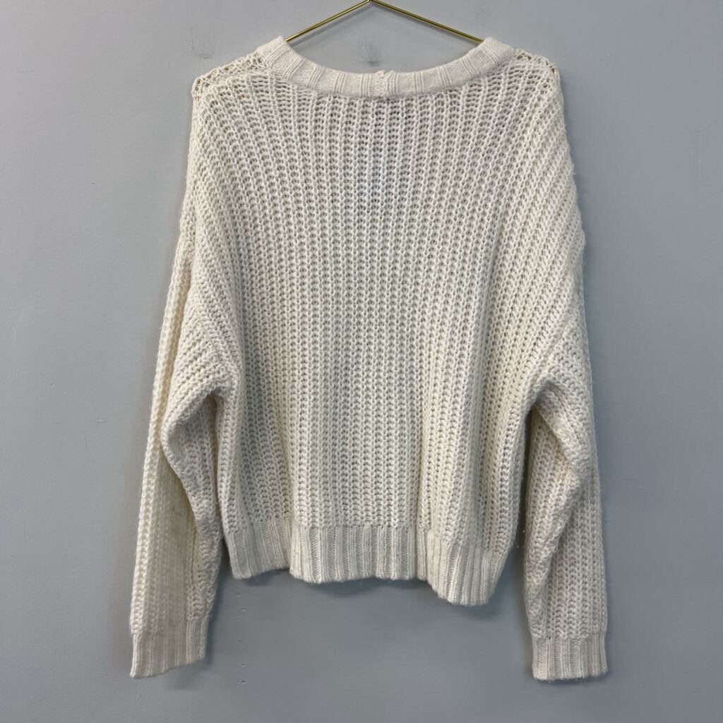 American Eagle Cram Knit Long Sleeve Sweater Large