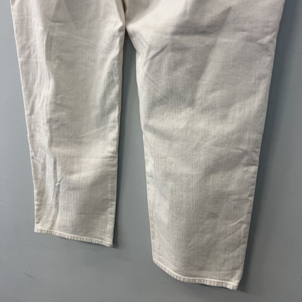 Madewell Cream The Perfect Vintage Straight Jeans 31