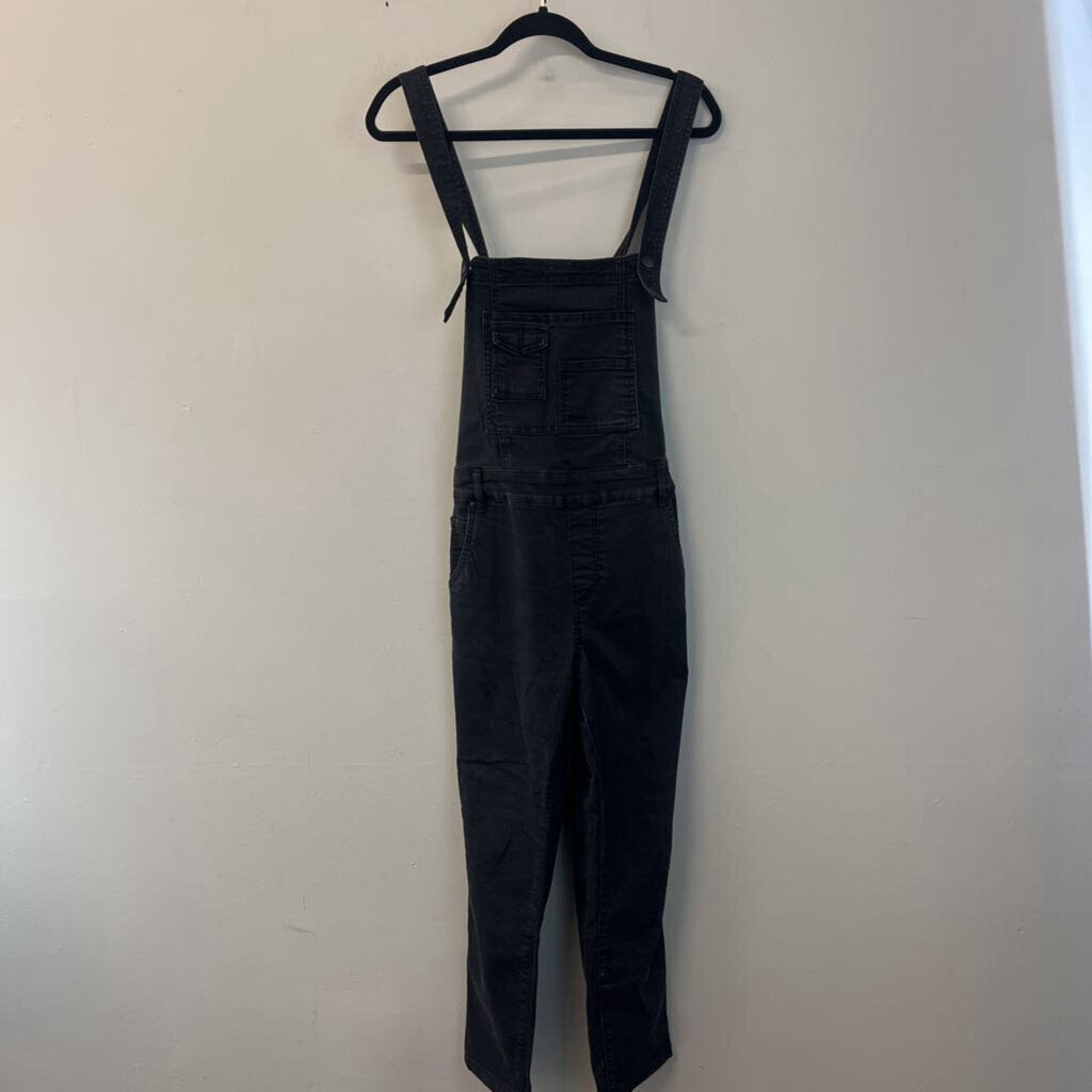 Free People Black Denim Overalls 29