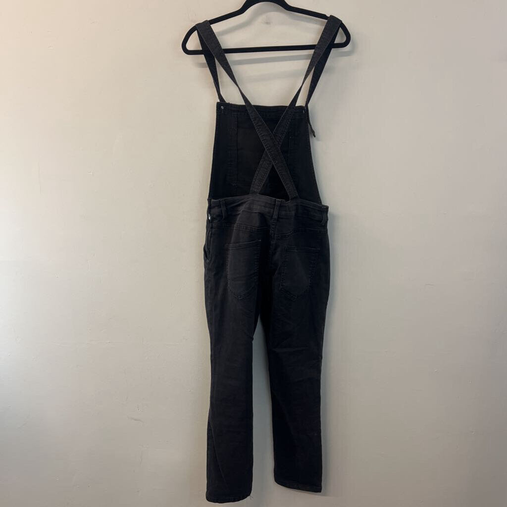 Free People Black Denim Overalls 29