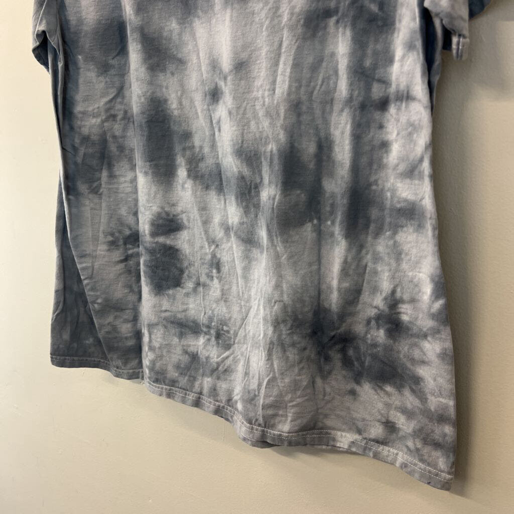 ACDC Grey Tie Dye Short Sleeve Graphic Tee Extra Large