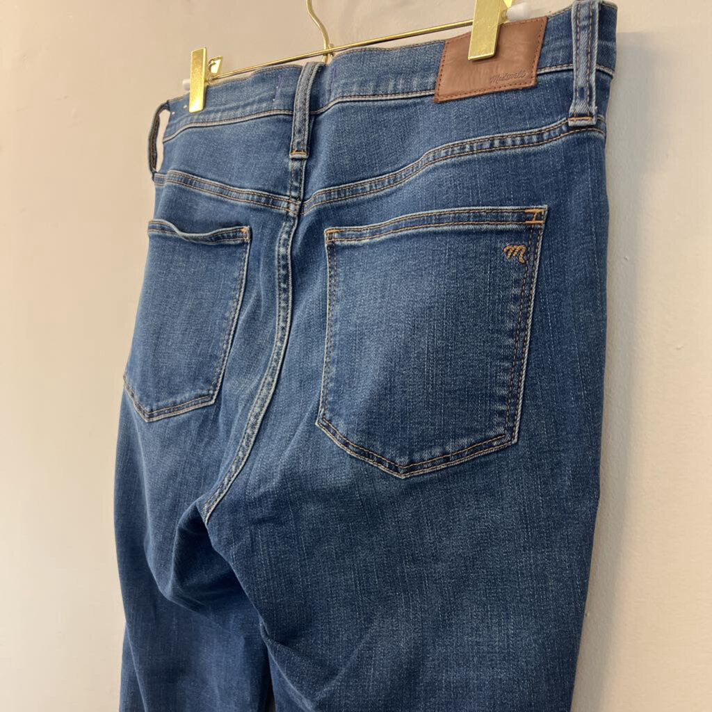 Madewell Dark Wash 10" Road Tripper Jeans 29P