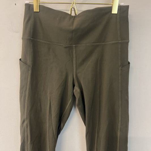 Lululemon Olive Green Cropped Leggings 6