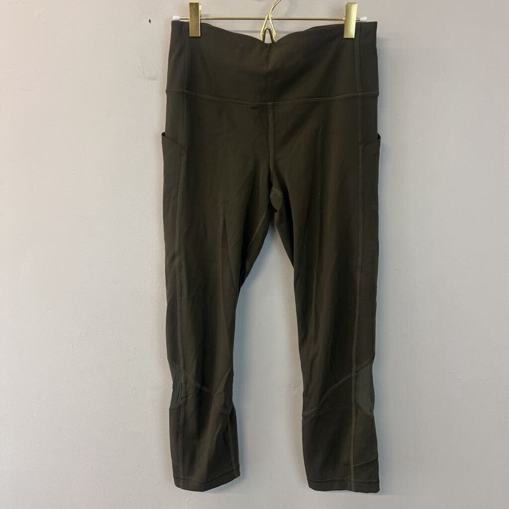 Lululemon Olive Green Cropped Leggings 6