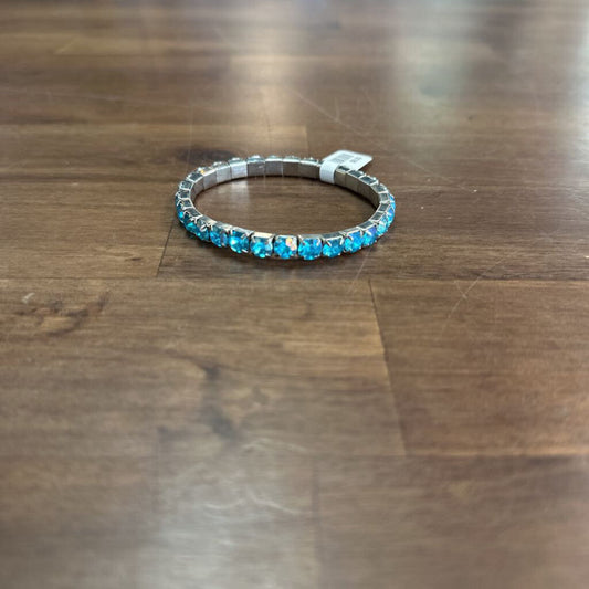 Blue Stone Stretchy Bracelet