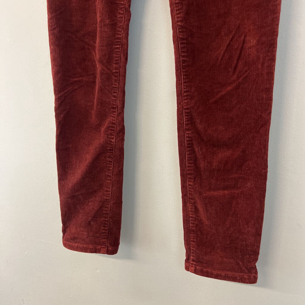 Cabi Jeans Red Corduroy Straight Leg Pants 4