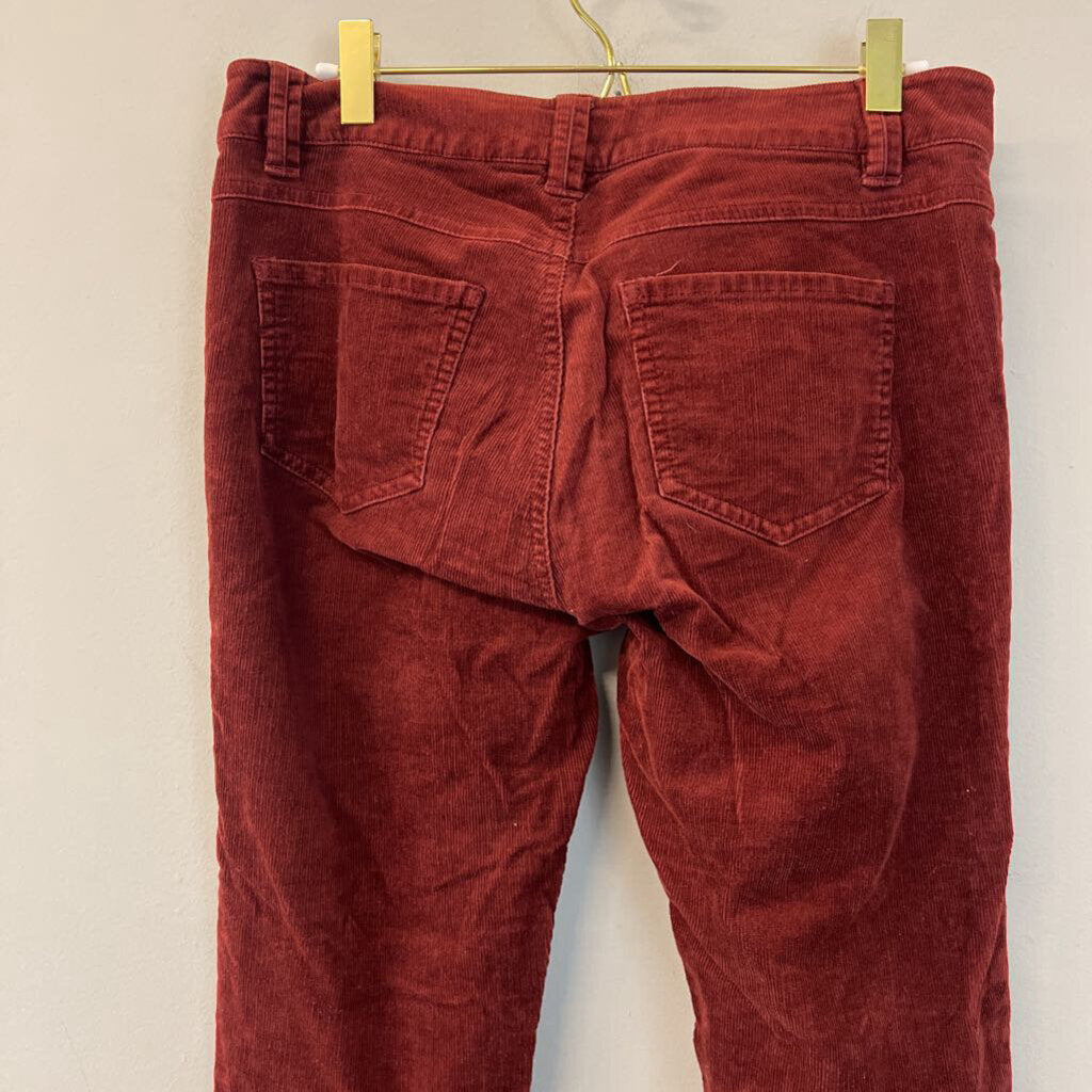 Cabi Jeans Red Corduroy Straight Leg Pants 4