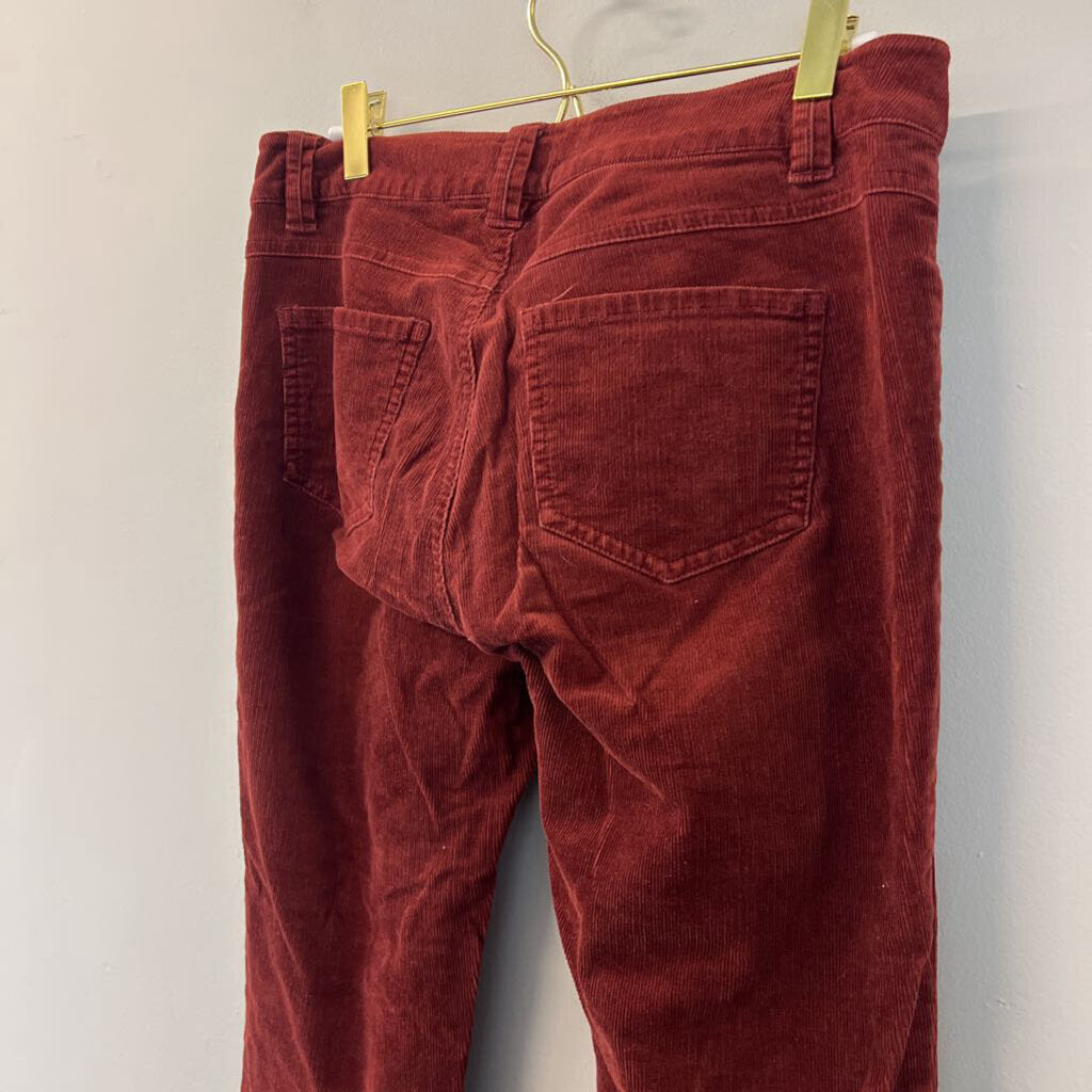 Cabi Jeans Red Corduroy Straight Leg Pants 4