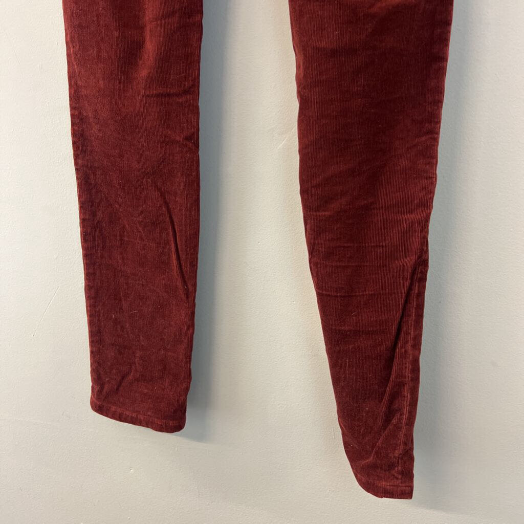 Cabi Jeans Red Corduroy Straight Leg Pants 4