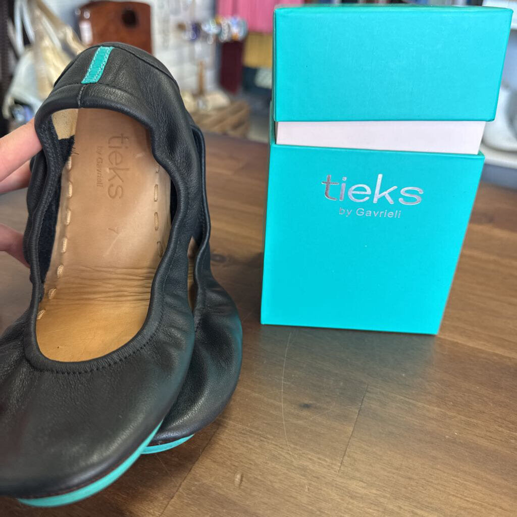 Tieks Matte Black Ballet Flats 7