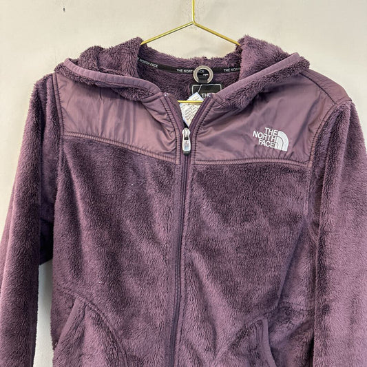 The North Face Purple Soft Fleece Zip Up Jacket Medium