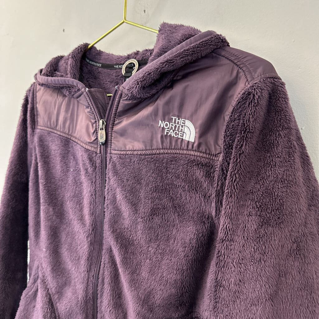 The North Face Purple Soft Fleece Zip Up Jacket Medium