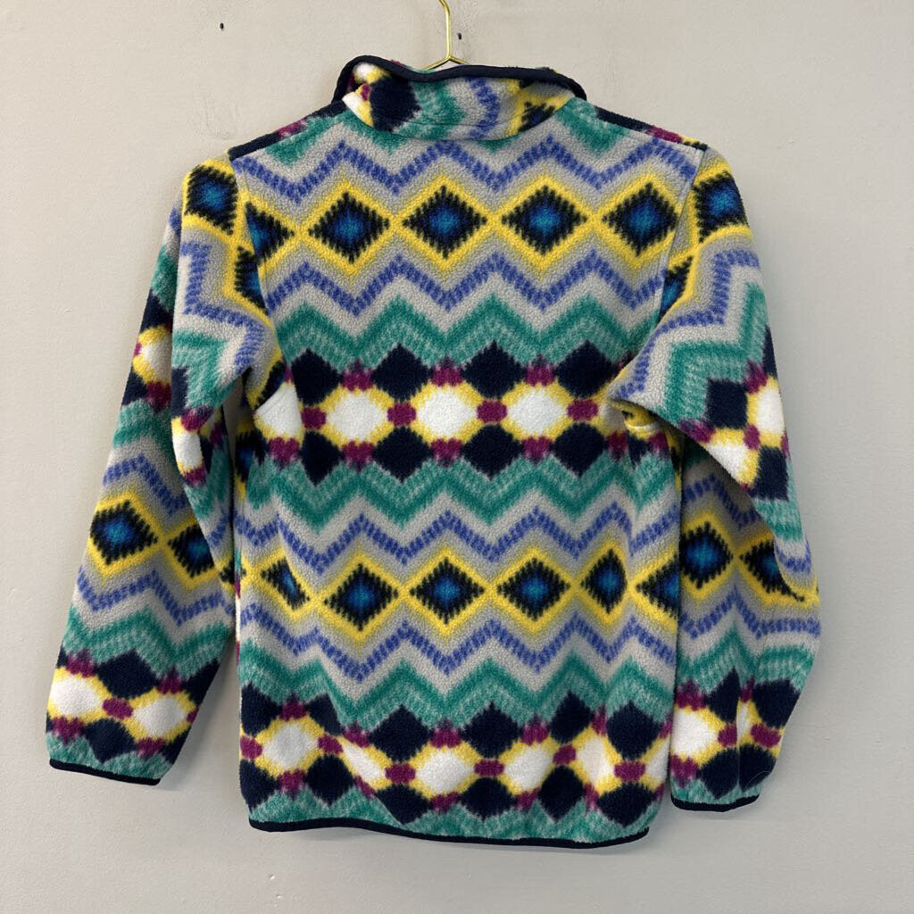 Patagonia Navy/ Multi Print Long Sleeve Pullover XXS