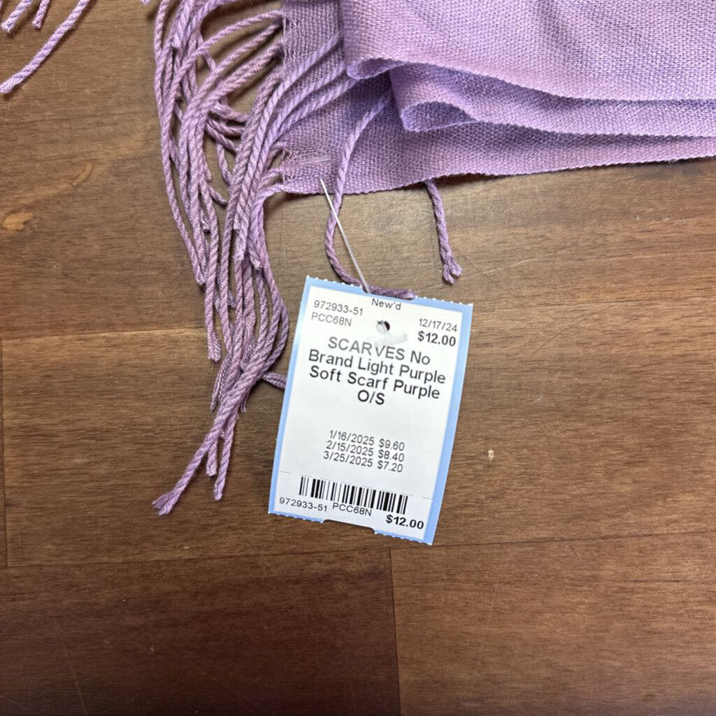 Light Purple Soft Scarf