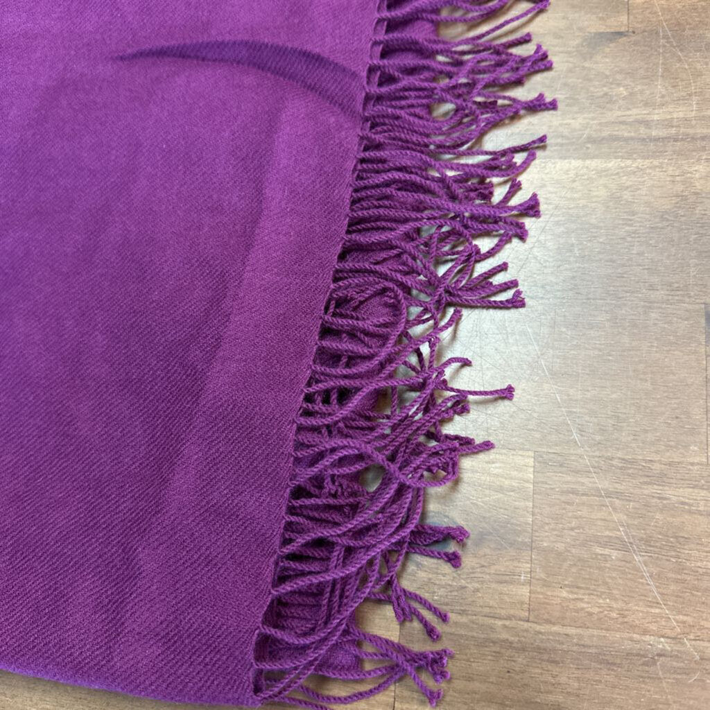 Plum Purple Soft Scarf