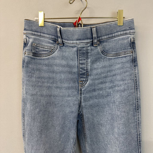 Spanx Light Wash Bootcut Pull On Jeans Medium