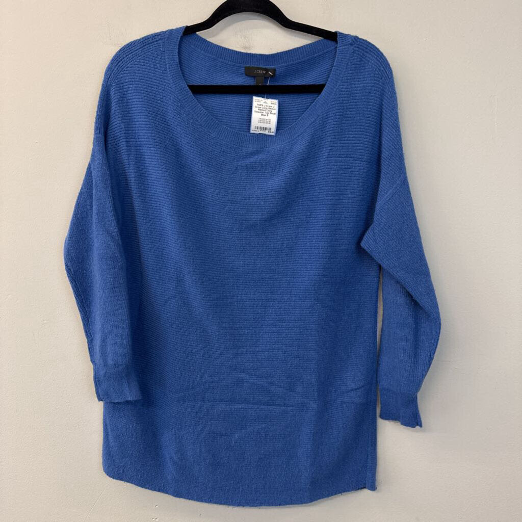 J Crew Long Sleeve Ribbed Long Sweater Top Small